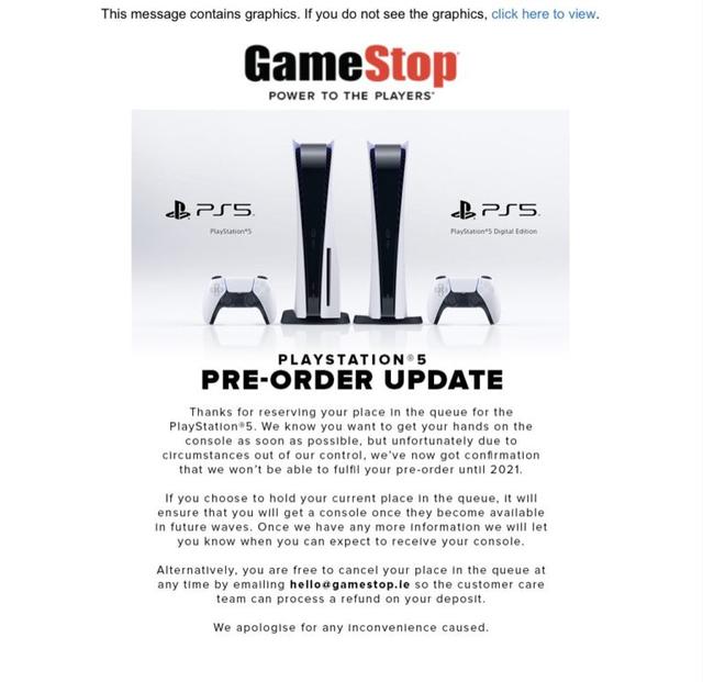 gamestop ps 5 pre order