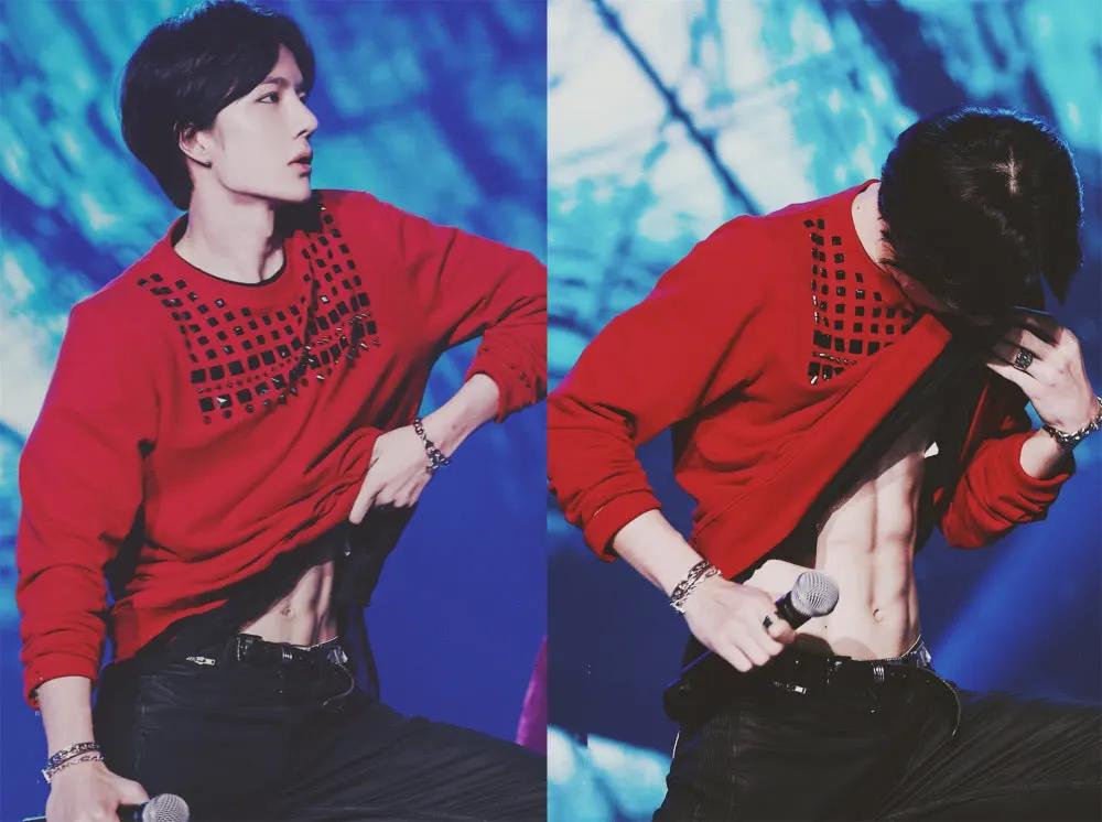 Come And Count The Famous Scenes Of Wang Yibo Showing His Abdominal Muscles Imedia