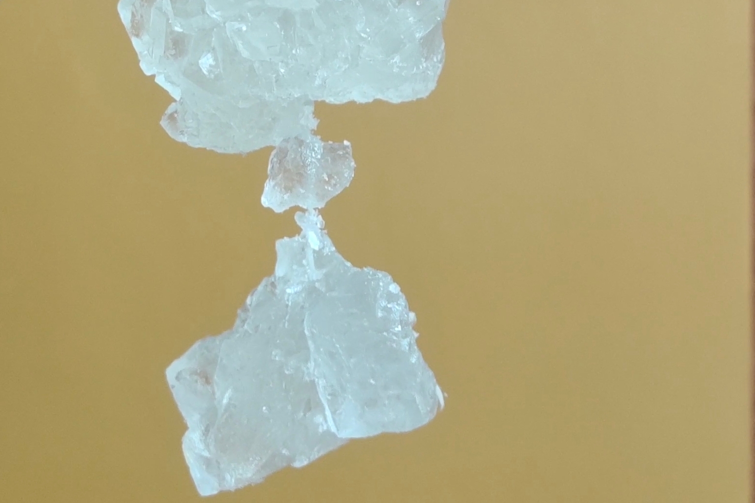 Is the cotton thread in the rock candy good or bad?It turned out to be