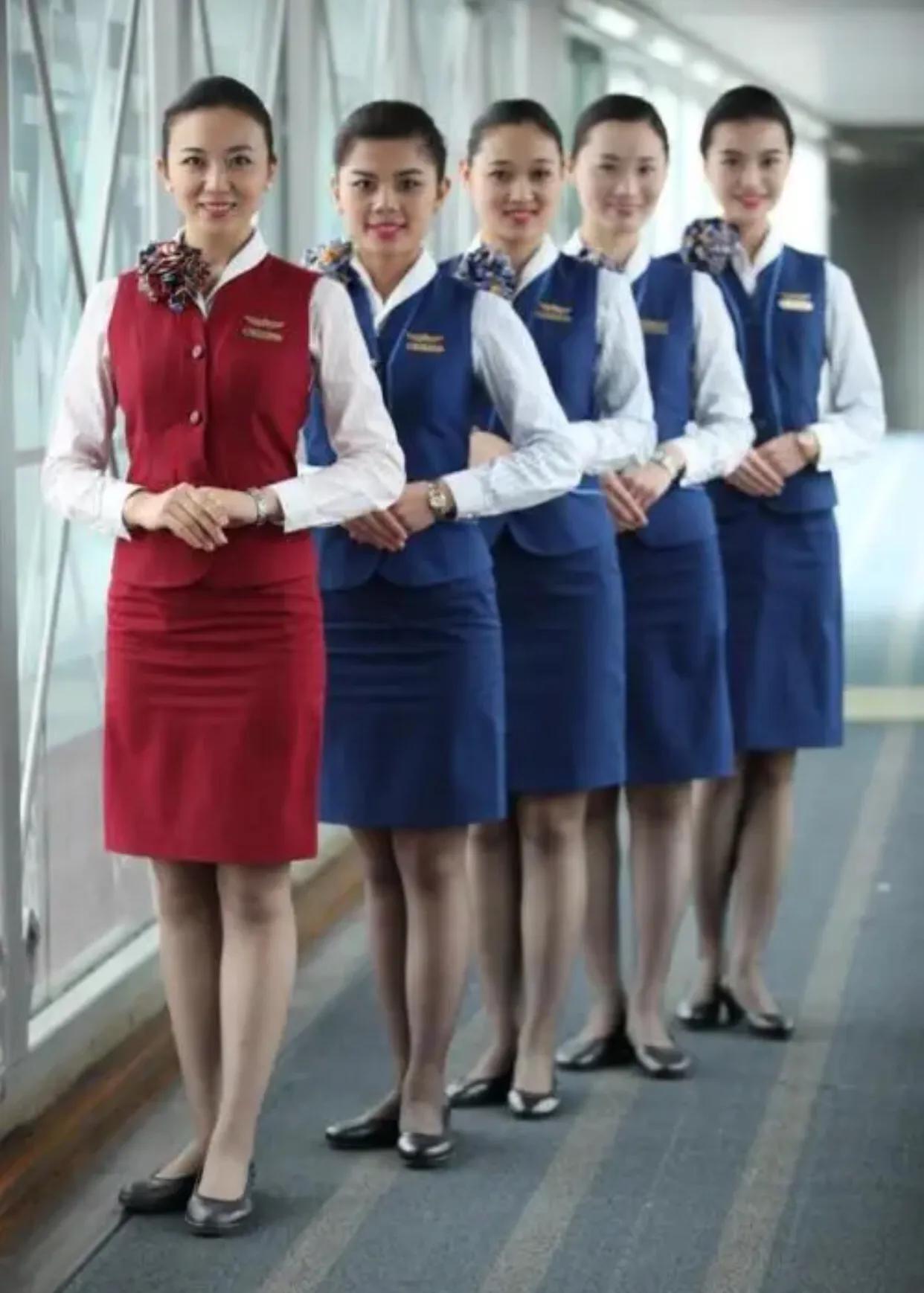 Tall stewardess uniform temptation - iMedia