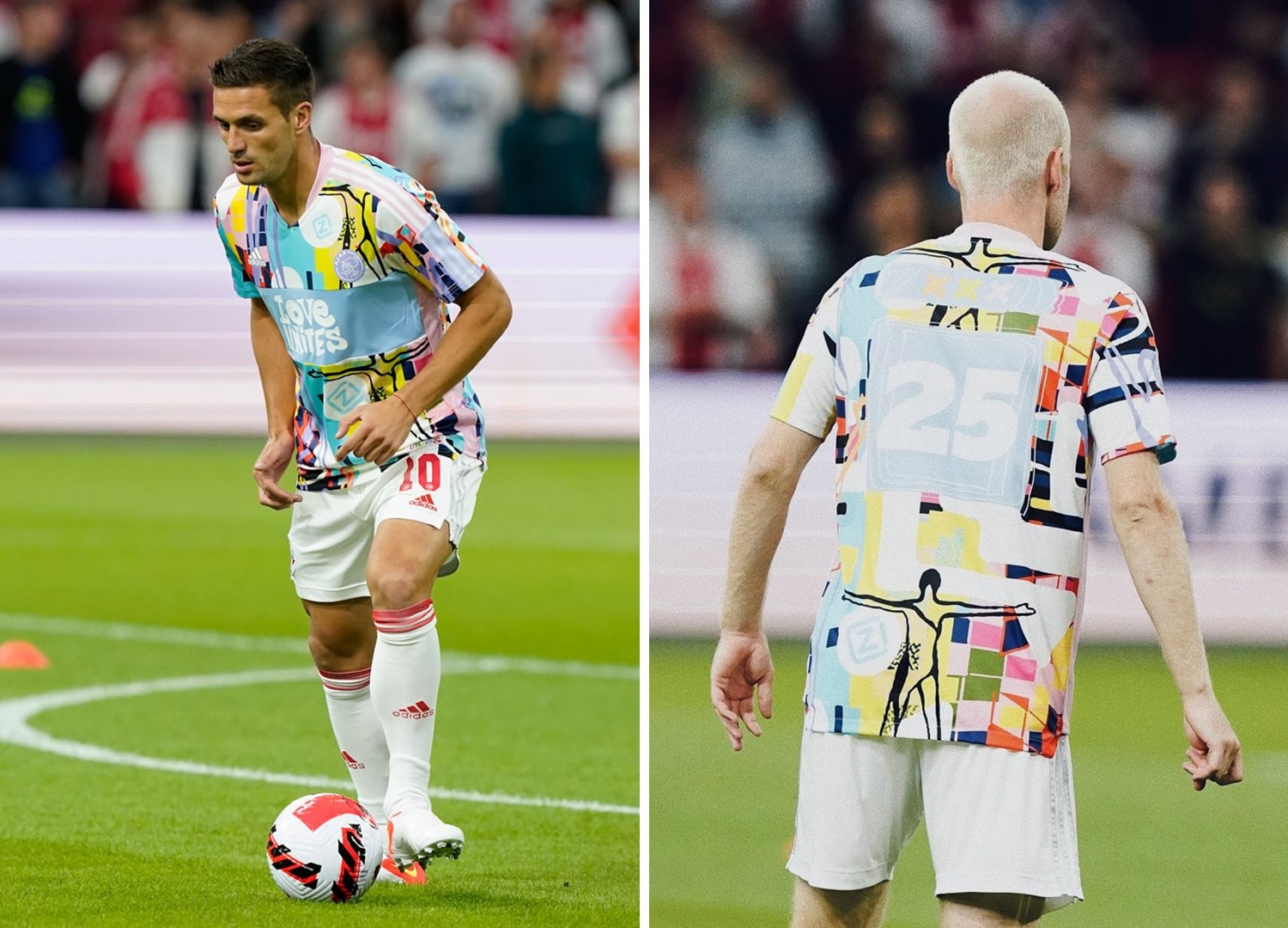 Ajax appeared in the Dutch Super Cup wearing the Adidas \