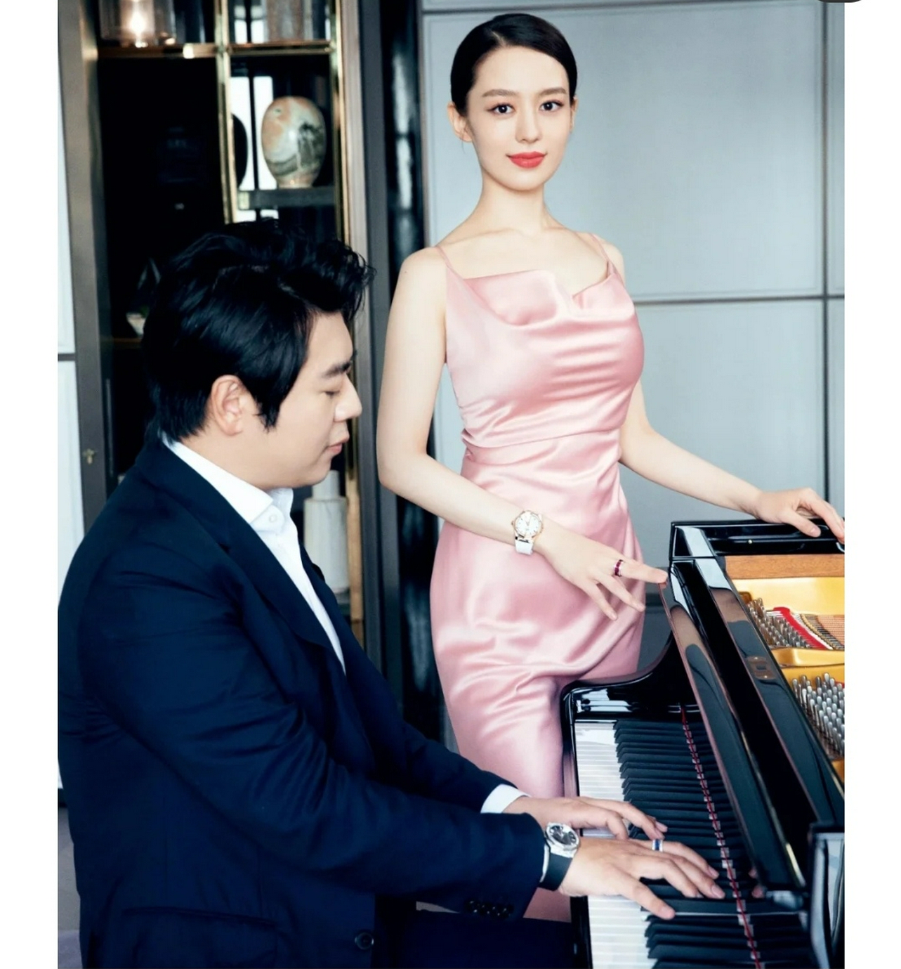 Lang Lang and his wife are so sweet in their photo shoot iMedia