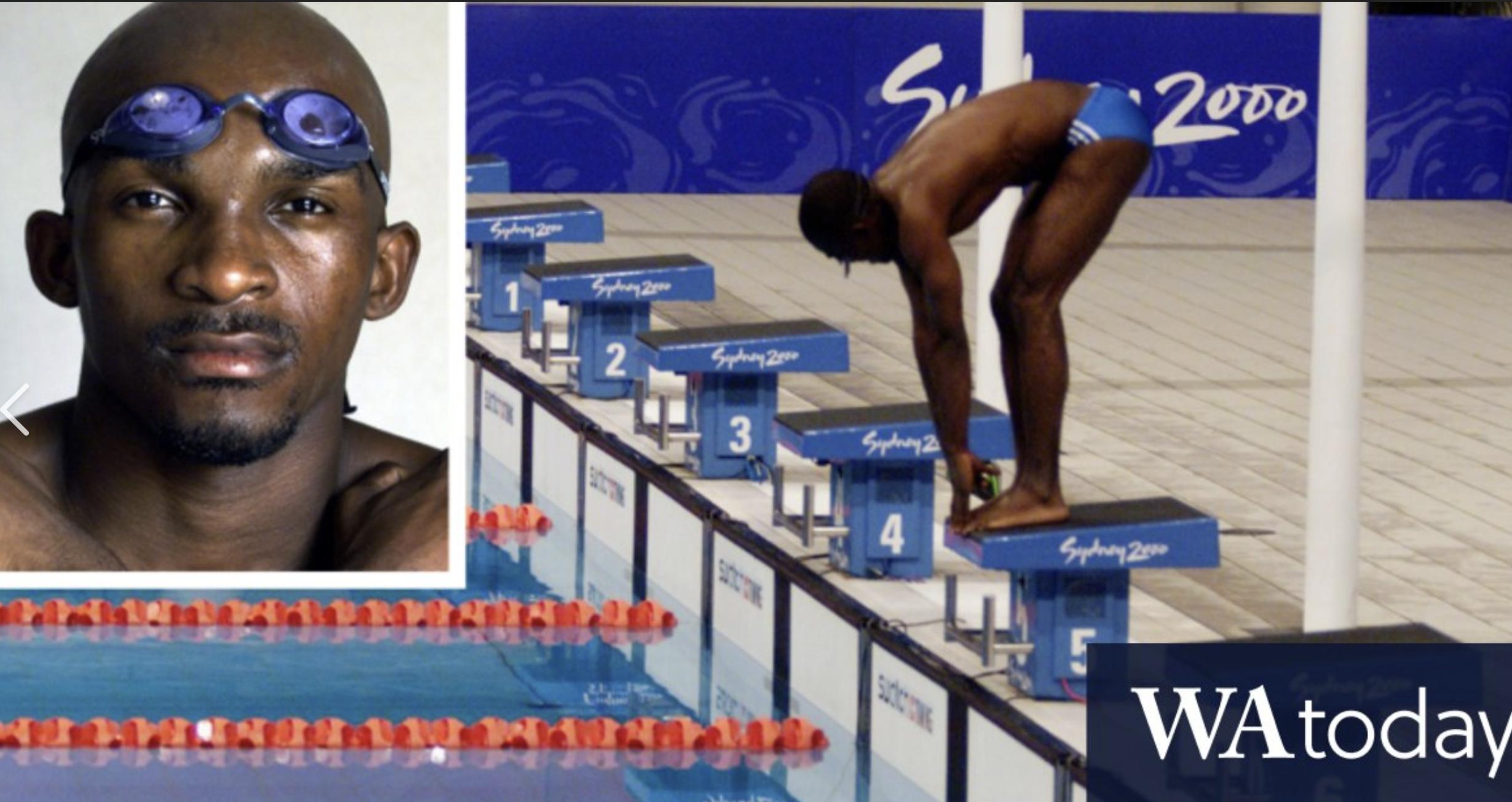 He almost drowned in the Olympic 100-meter swimming competition, but ...