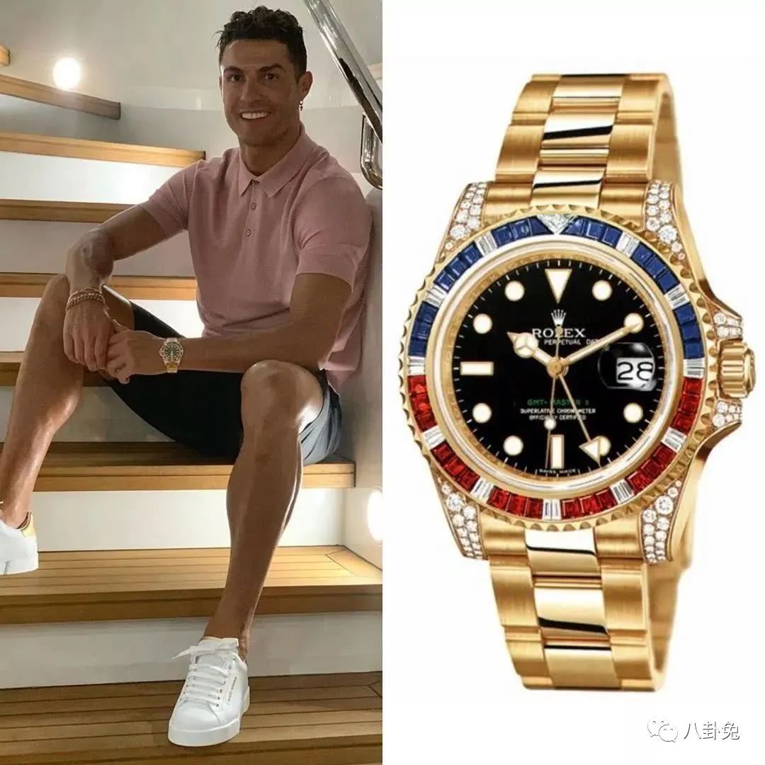 Cristiano Ronaldo owns a £370,000 Rolex covered in diamonds and