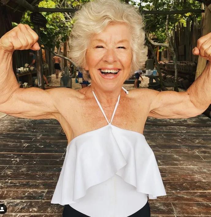 The 75 Year Old Hard Core Grandma Has Worked Out For 4 Years And She