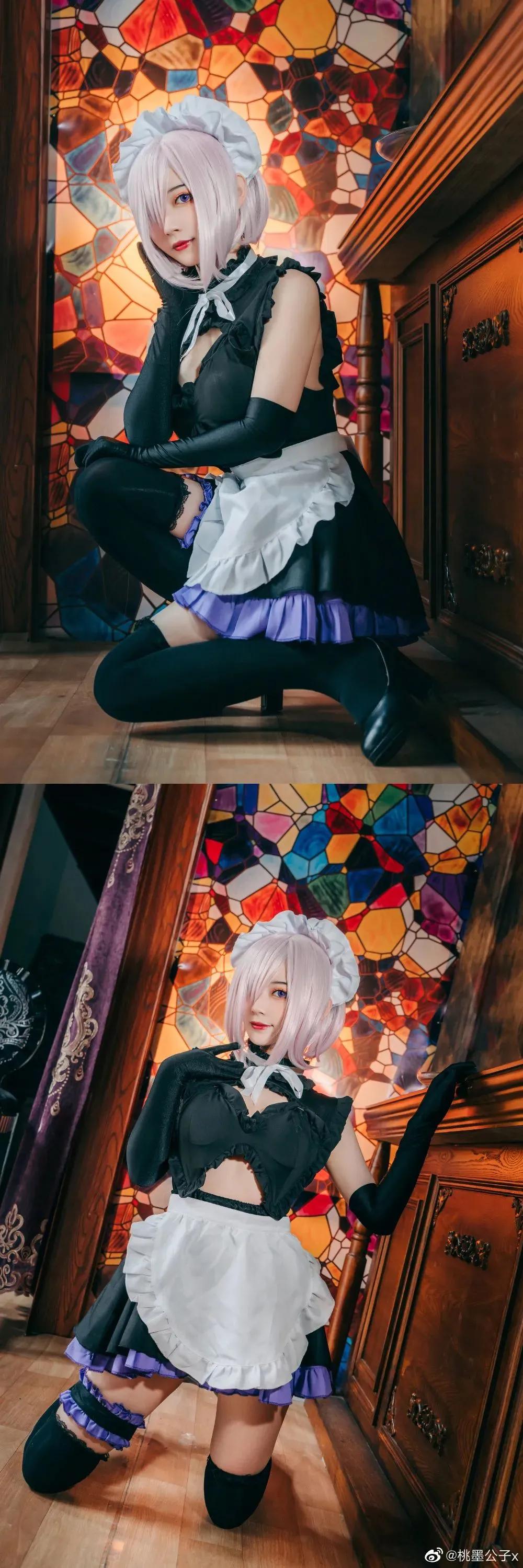 Fate Grand Order 同人女仆装扮 玛修 基列莱特cosplay作品欣赏 资讯咖