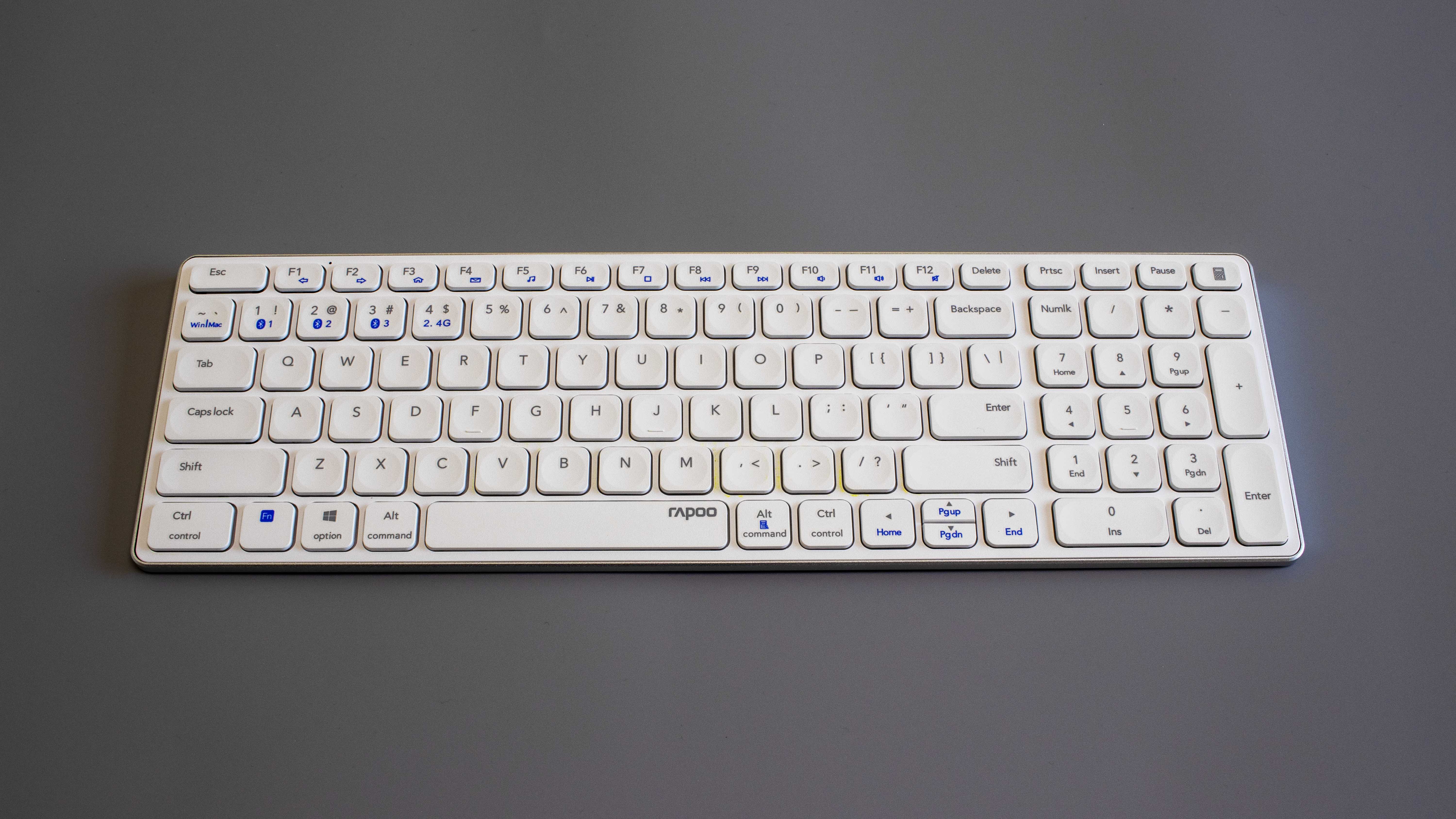 Lightweight multimode wireless keyboard, Rapoo E9350G trial iMedia