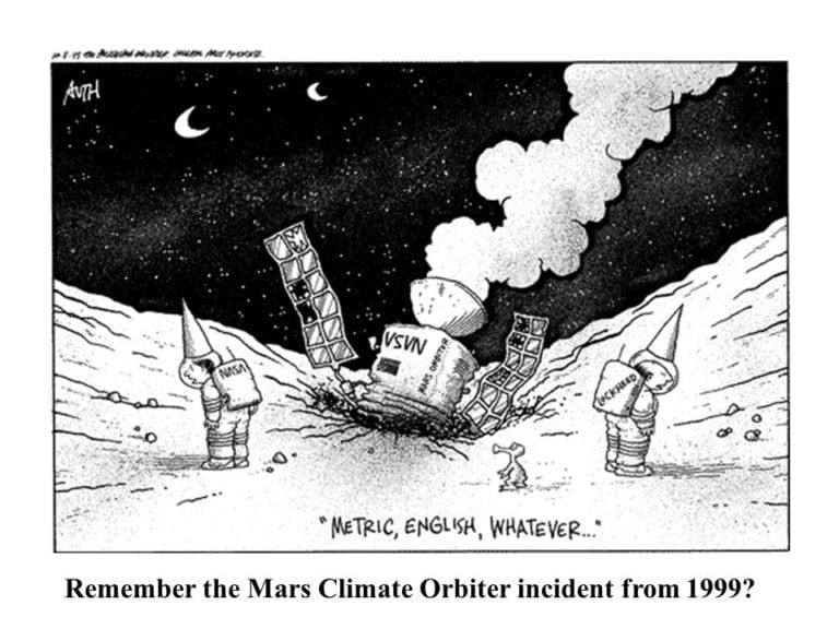When NASA lost spacecraft due to metric math errors - iMedia