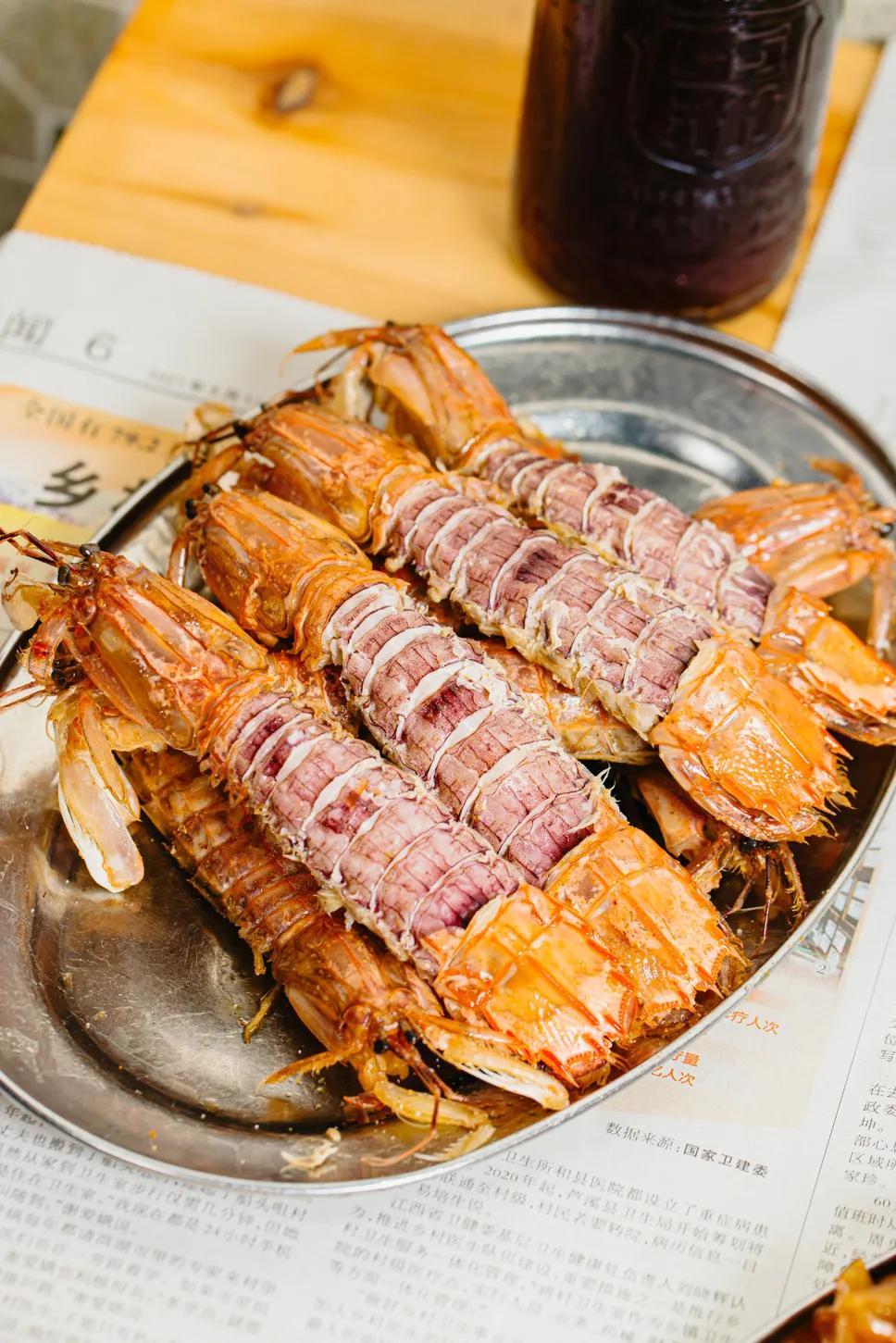 After the relocation of Maji Manji Mantis shrimp, does it still taste