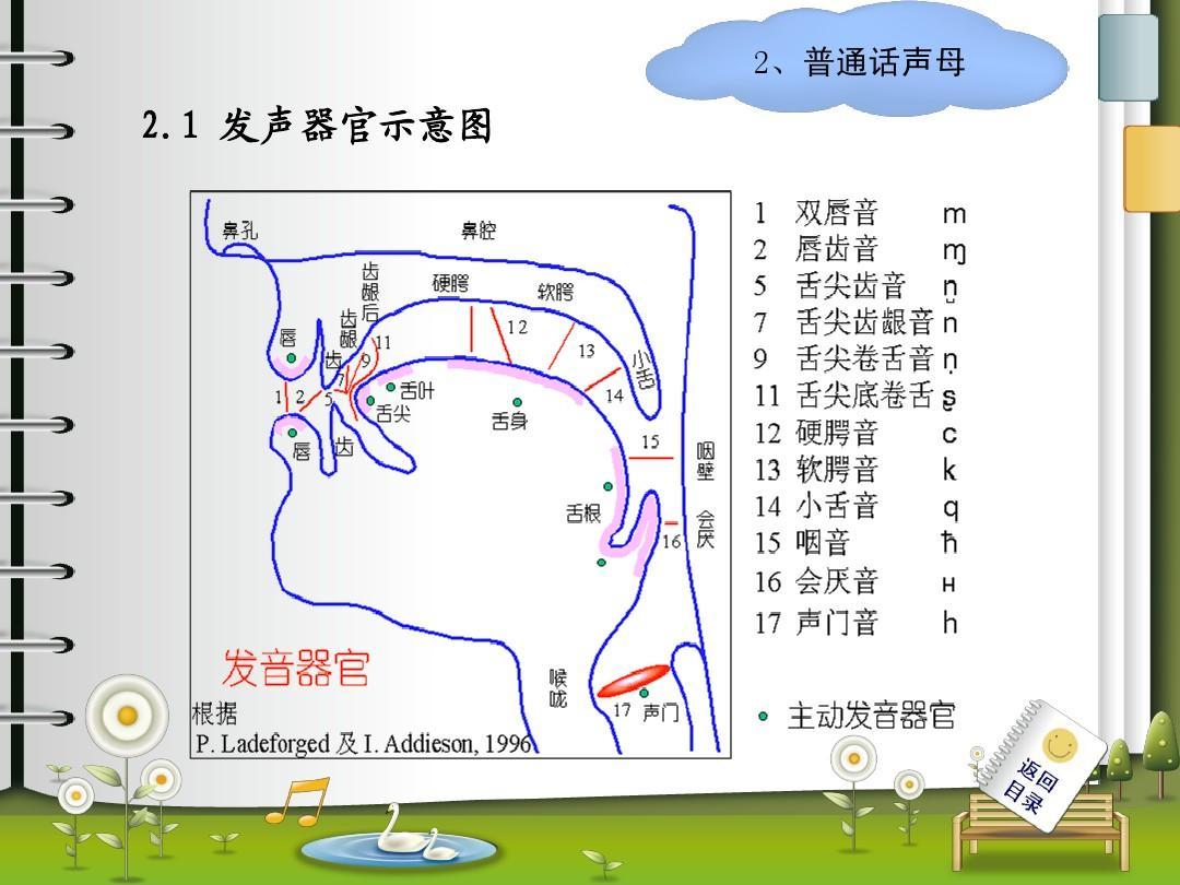 声音 声母的分类 发音部位 发音方法 清音 浊音 资讯咖