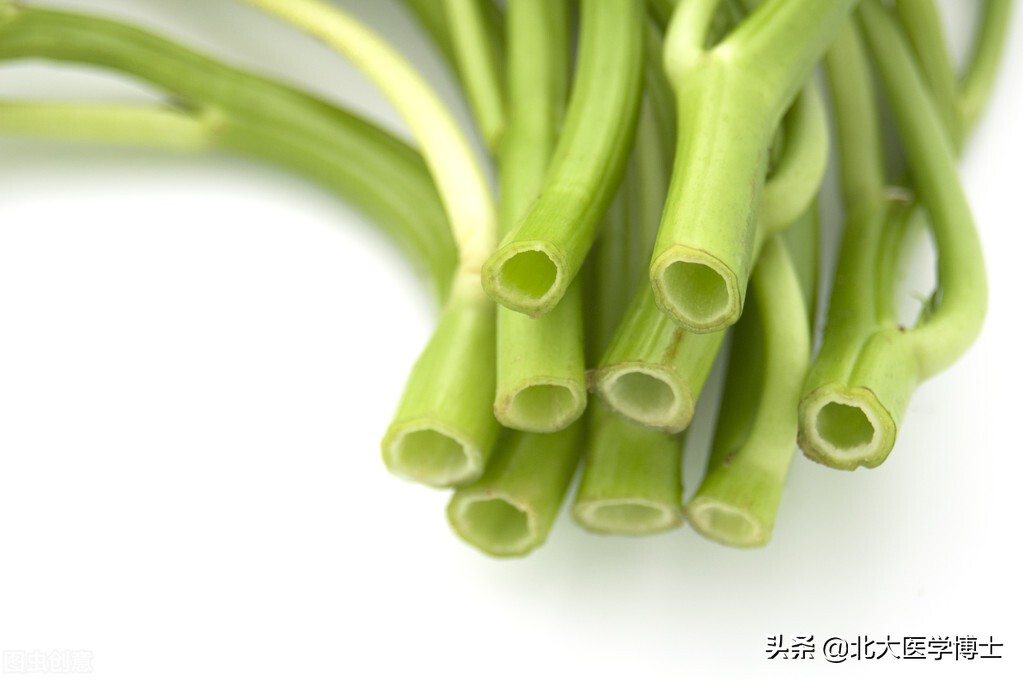 Can the water spinach gout be eaten by the "king of all poisons"?Will I