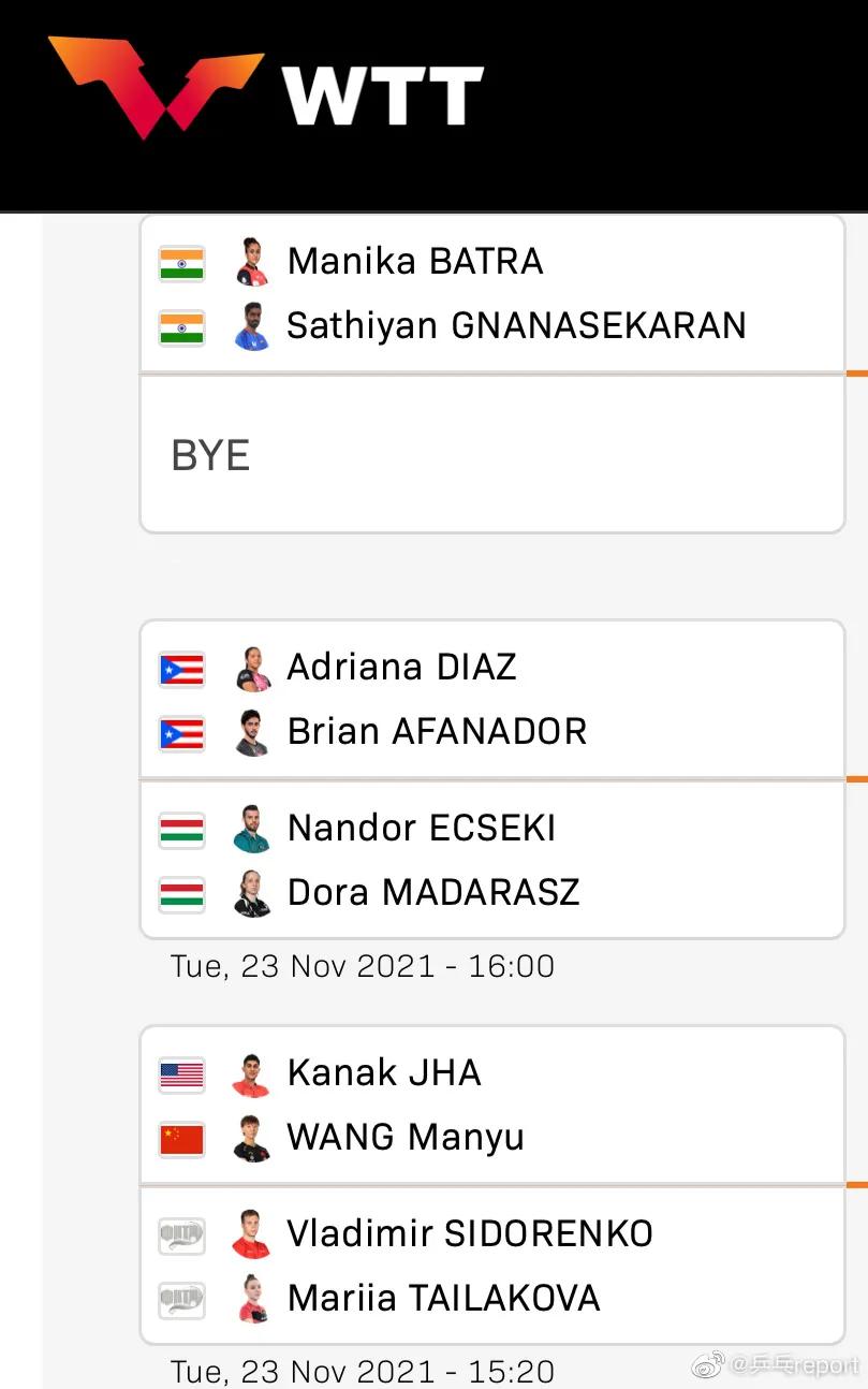 Houston World Table Tennis Championships, the first day of the national