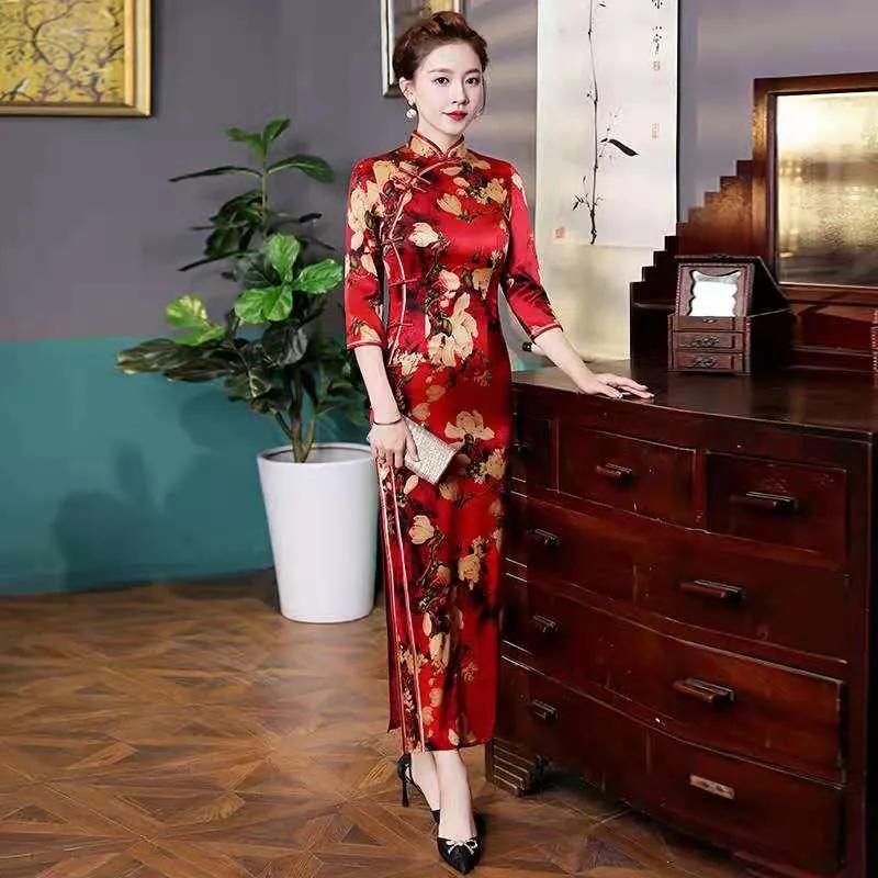 silk cheongsam