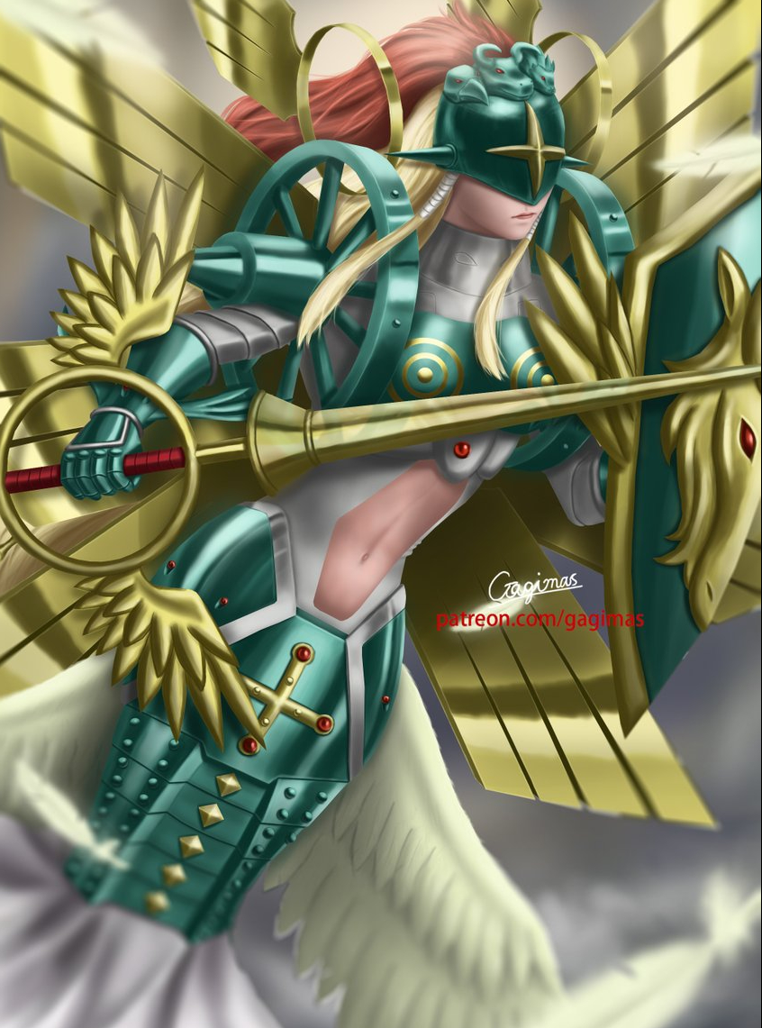 数码宝贝众神天团 三大天使是首领 天女兽是下等天使 Mp头条