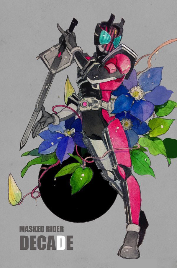 Flower Rider Kamen Rider Hundred Flower Rider series illustrations, which one do you ...