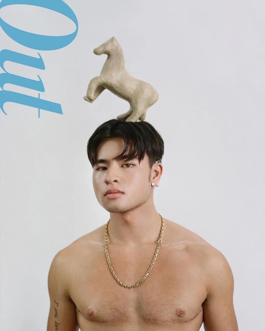 Chinese transgender deafmute male model YSL BEAUTÉ's first