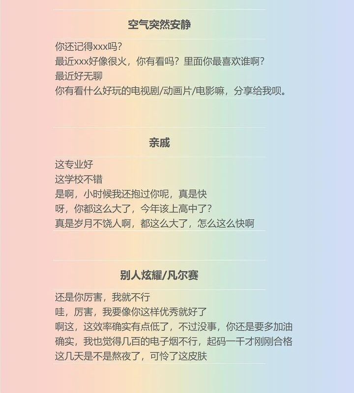 万能聊天回复背景图 日常敷衍 用了这个还怕不会聊天吗 资讯咖