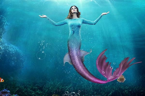 The captured mermaid tells amazing facts. The fairy tale is not a lie ...