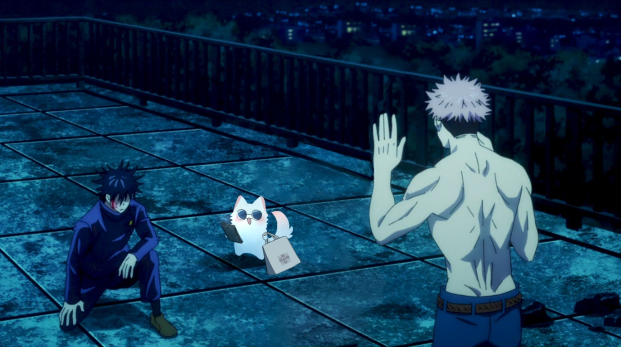 There is no sense of disobedience to draw Gojo Satoru as a cat?Painter