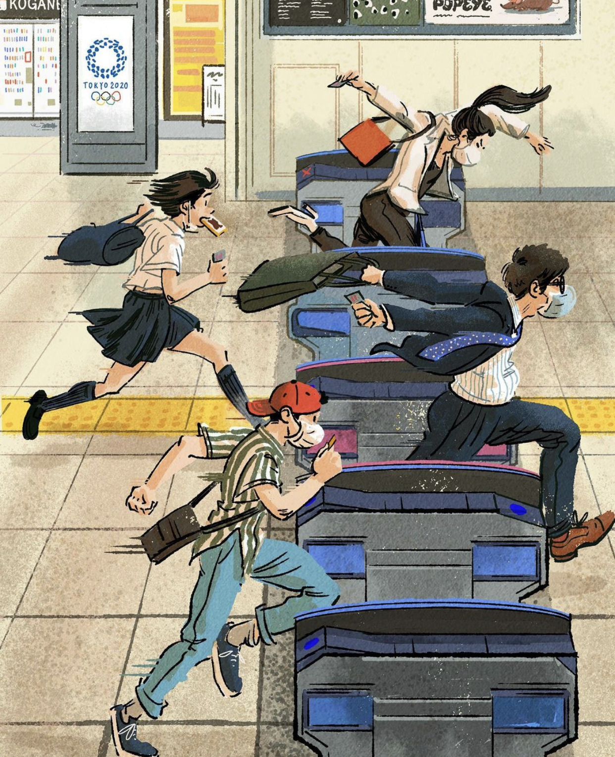 东京漫画家的神作 运动员的战场在奥运会 普通人的战场在社会 资讯咖