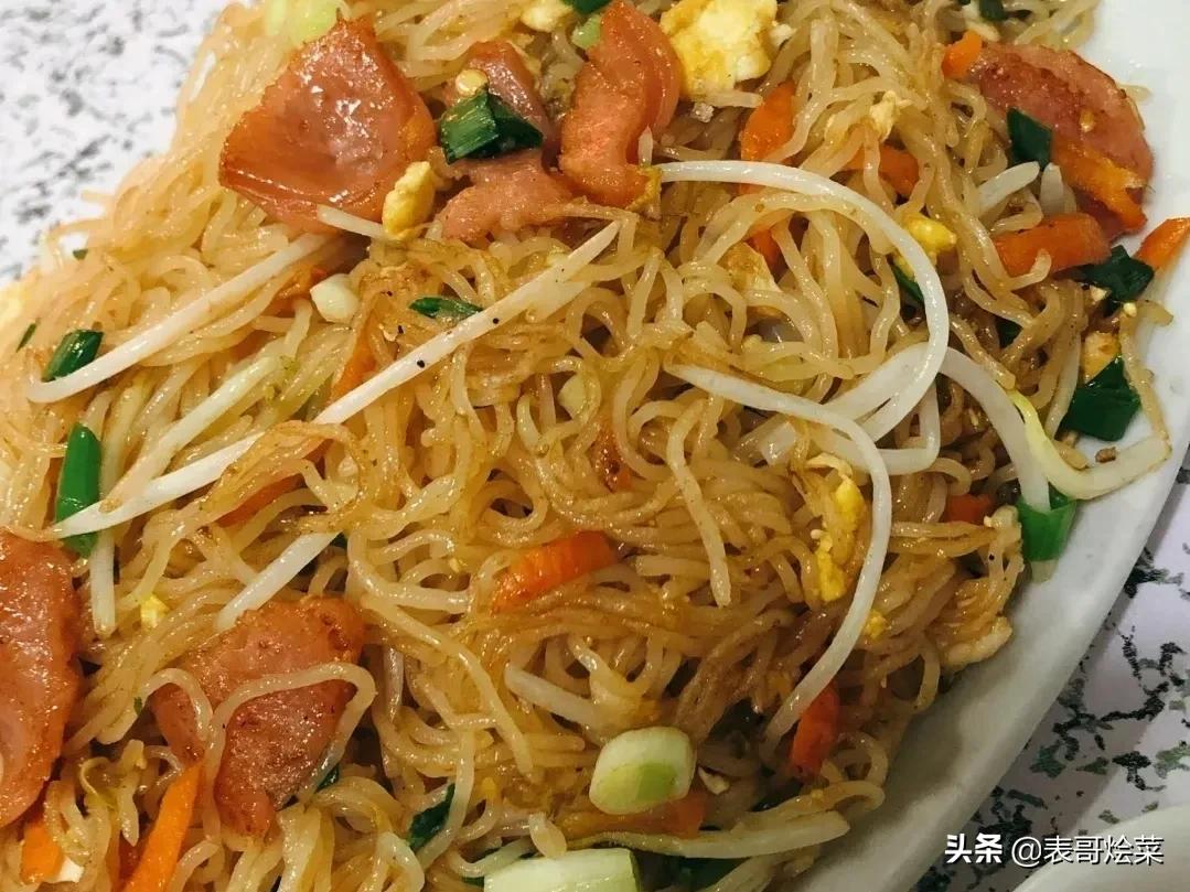 Why is rice noodles badly fried?Slimy, these points are more detailed