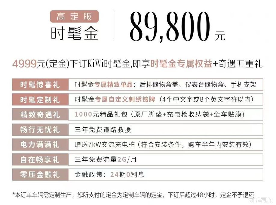 Adopting Lotus Root Pink And Beige Two Color Seats Baojun Kiwi Ev High End Fashion Model Sold For 89 800 Yuan Minnews