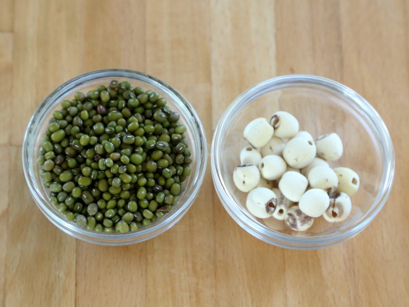 How can mung bean soup be boiled without hurting the body, and it can