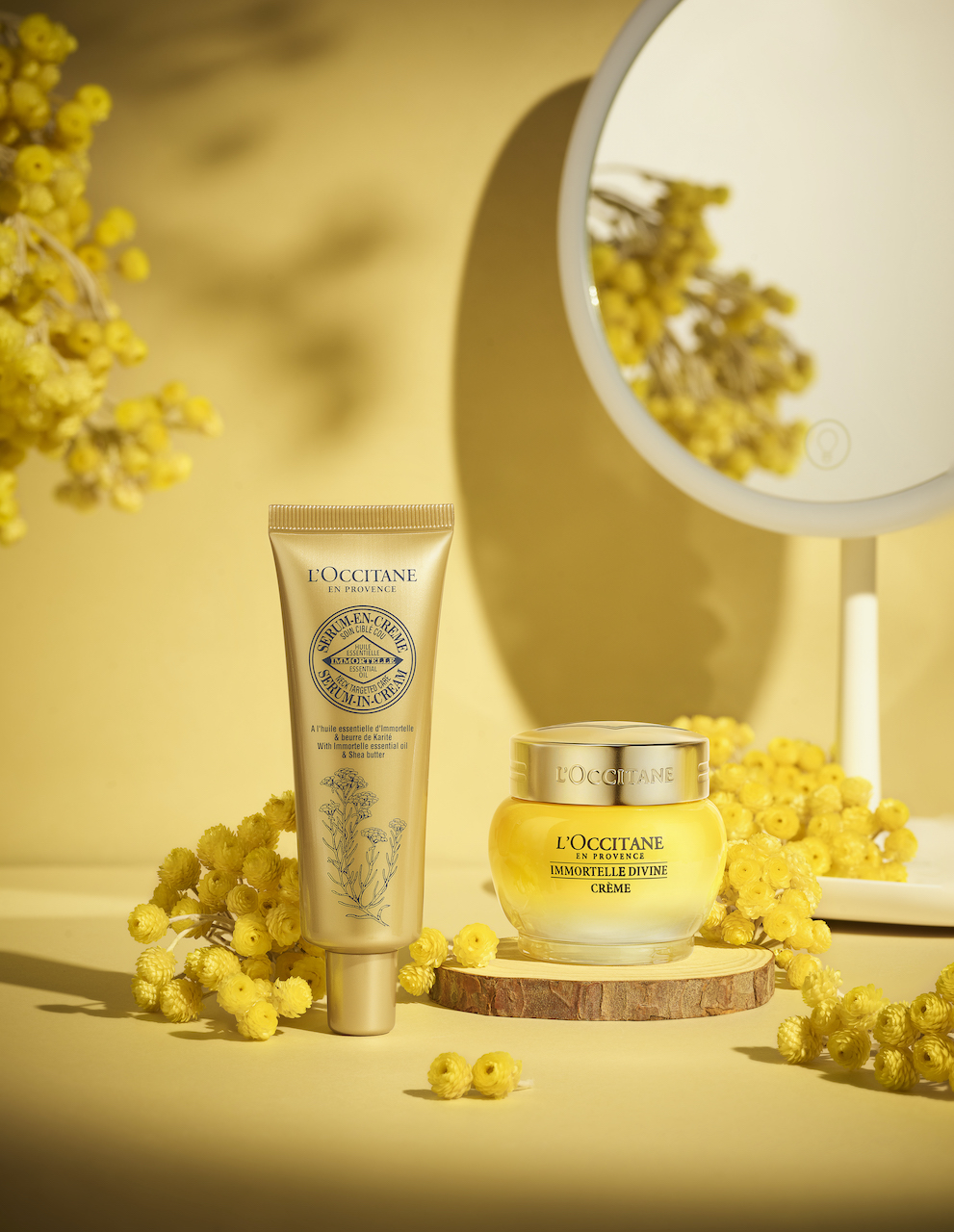 L'Occitane Gold Neck Cream is newly launched, reducing neck wrinkles by