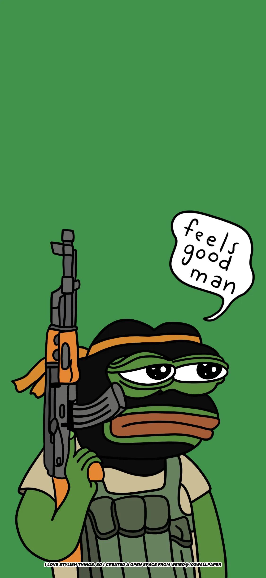 1465 悲伤蛙手机壁纸 Mp头条