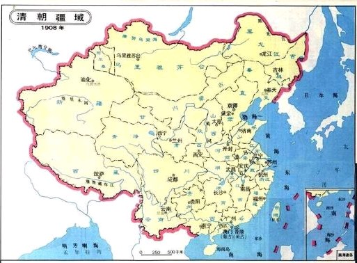 中国丢失土地最多的一次 海棠叶形状变雄鸡形状了 资讯咖