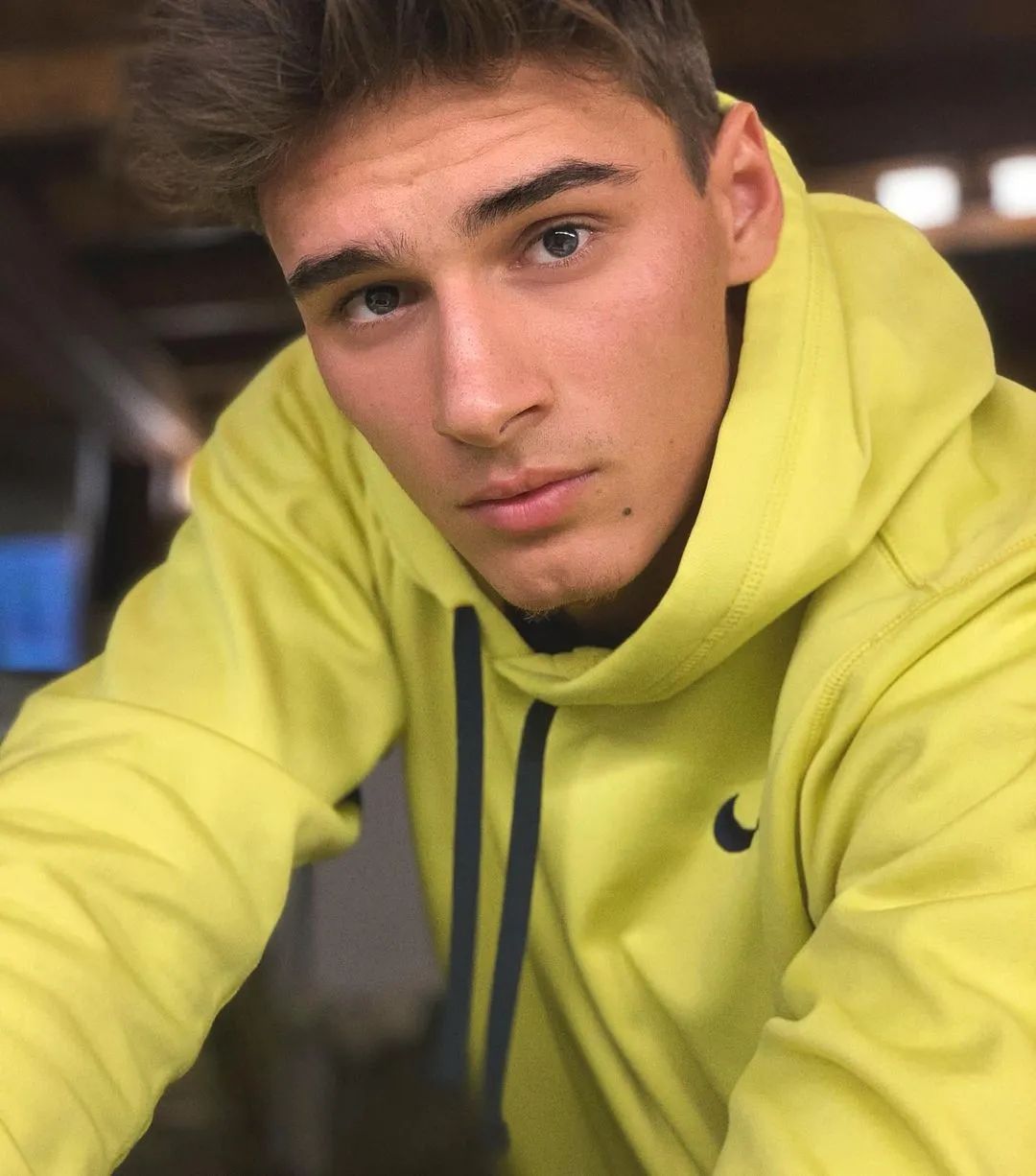 Bulgarian male model on the VERSACE Versace show, the face of a new ...