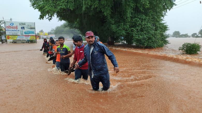 Heavy rains in India caused floods and landslides, killing at least 112 ...