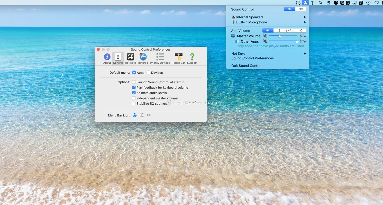 Sound Control for Mac (mac application volume control software) - iMedia