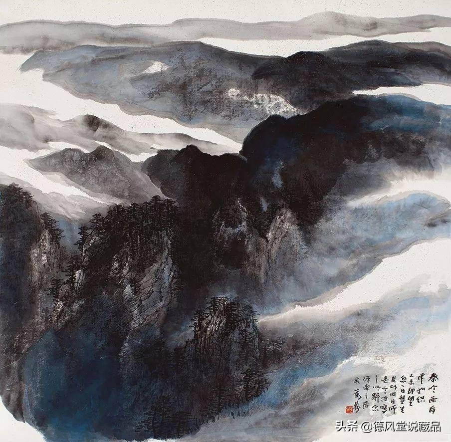 Wan Ding: A landscape painter with great passion, a wise man hidden in ...