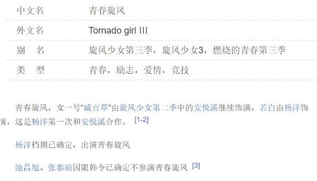 Tornado Girl 3 Is Coming Yang Yang Is Determined To Return But Unfortunately The Original Crew Has Long Been Cut Inews