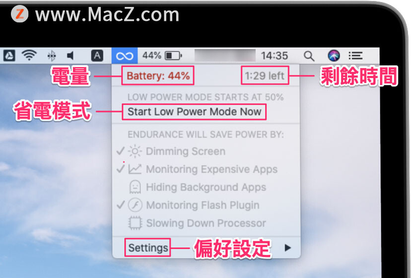 Endurance allows Mac to have a power 20% more battery life - iNEWS