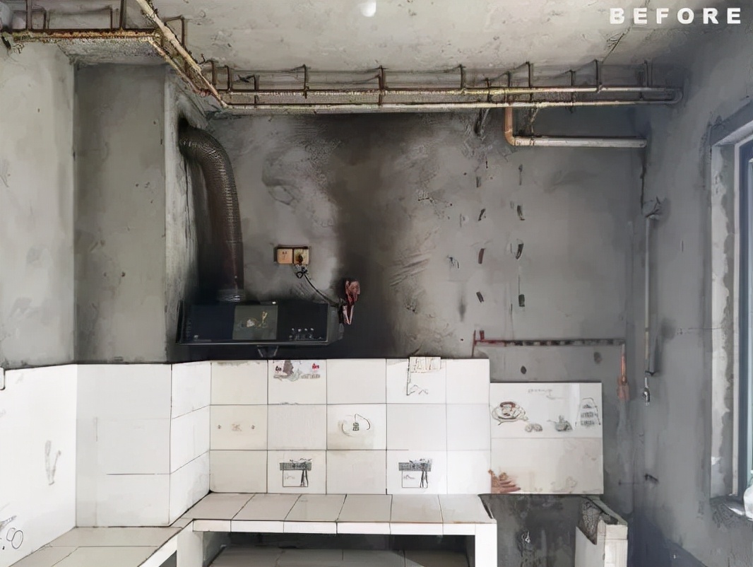 Shenzhen renovated 140㎡ threebedroom to twobedroom, kitchen bar