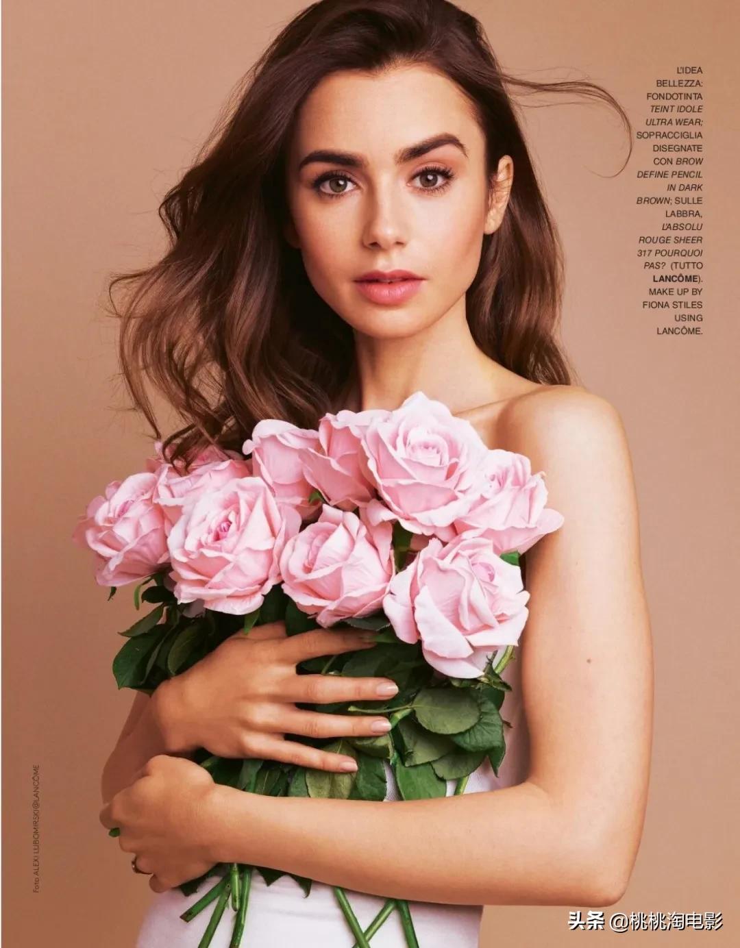 Photos: Lily Collins made a breakthrough in modeling, transformed into