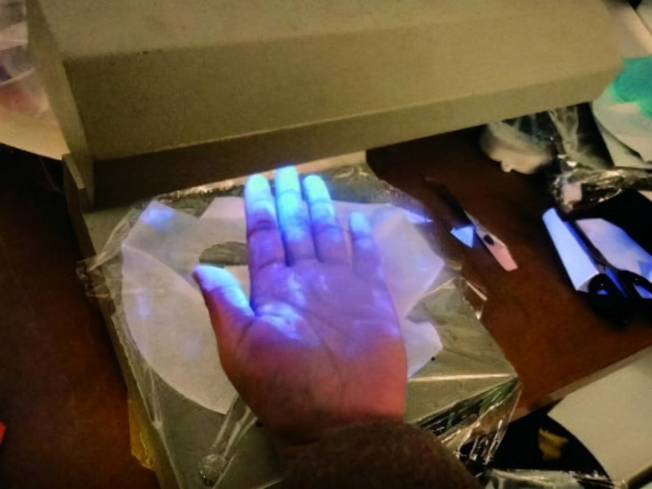 Fluorescent agent detected in laundry detergent, often used to harm the