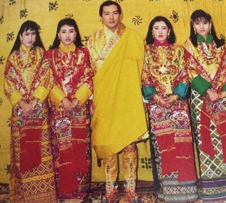 The four queen mothers of Bhutan are sisters. They married the old king ...