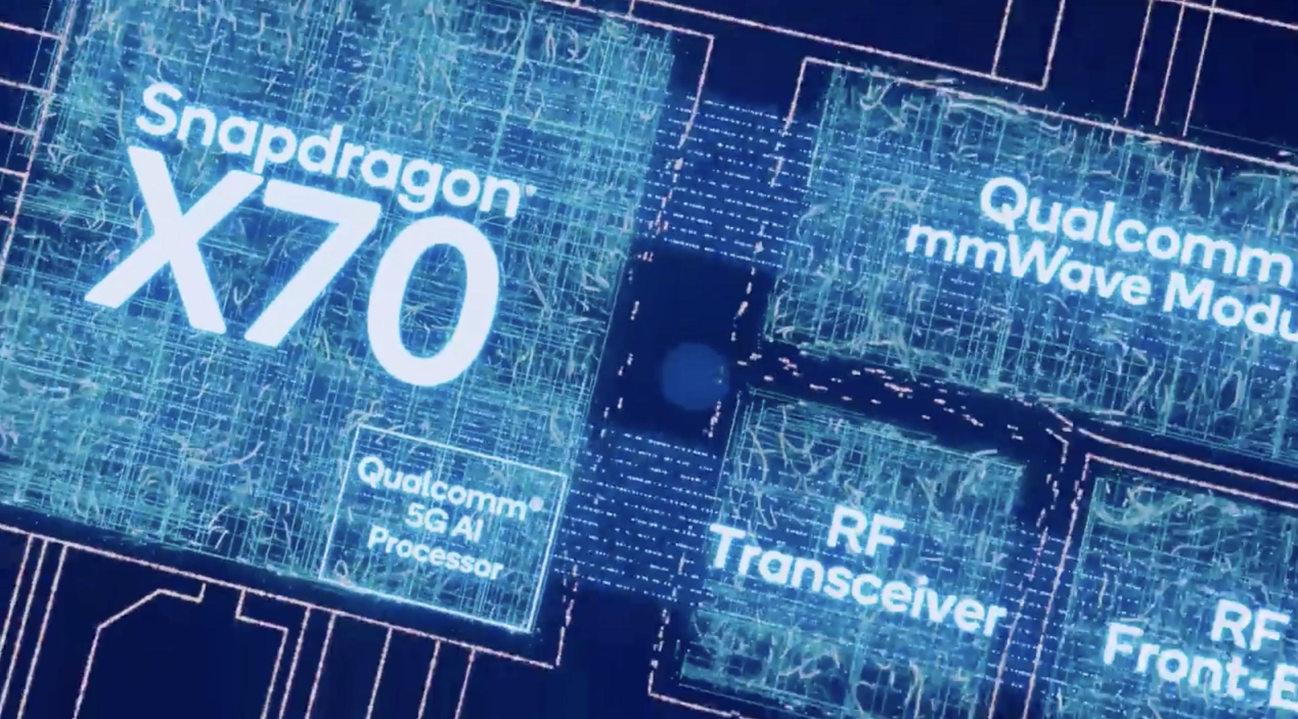 new baseband chip X70!What are the black technologies of