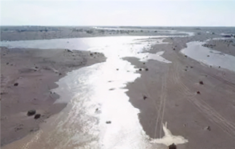 In 1954, the Yangtze River cutoff event The river water "disappeared