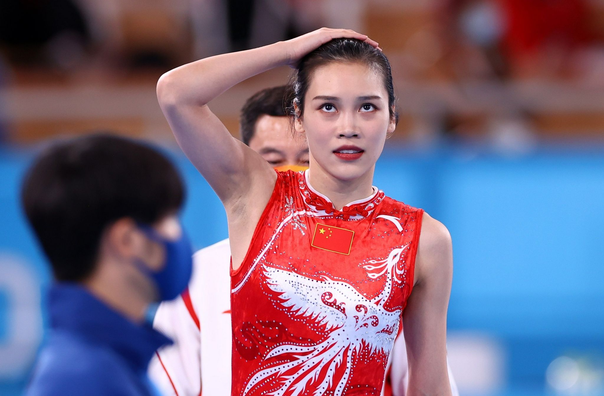 The trampoline introduced by the competition items of the 19th Asian