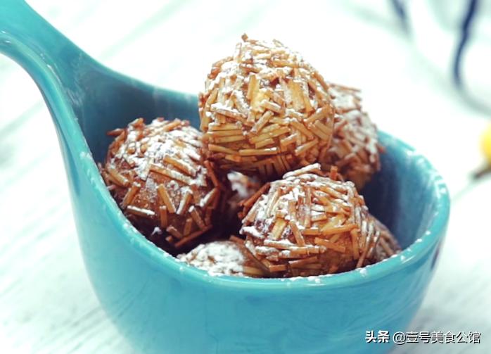 Delicious crispy sweet potato balls, different methods, the same sweet