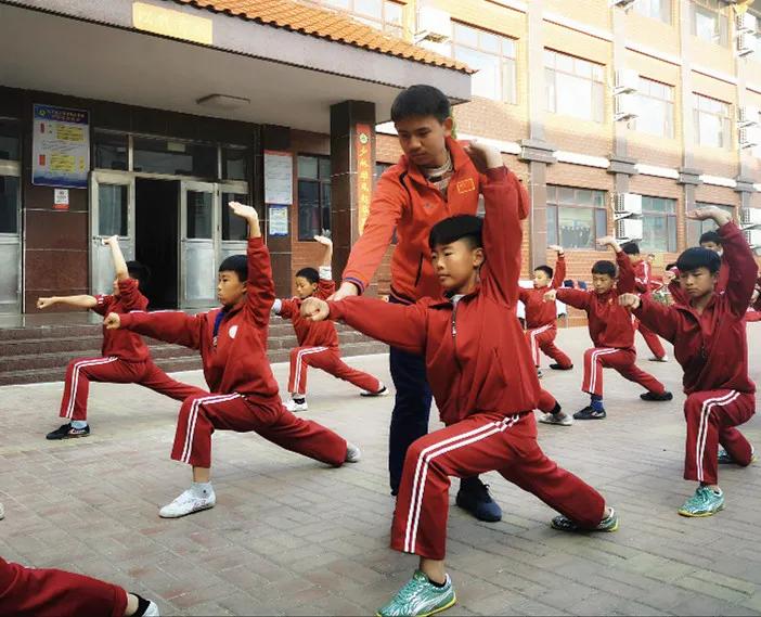 Precautions for winter martial arts training of "Colorful Goose Po