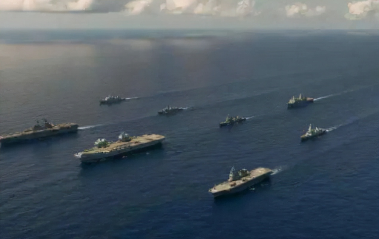 The Army Is Overwhelmed!4 Us Aircraft Carriers High-profile 