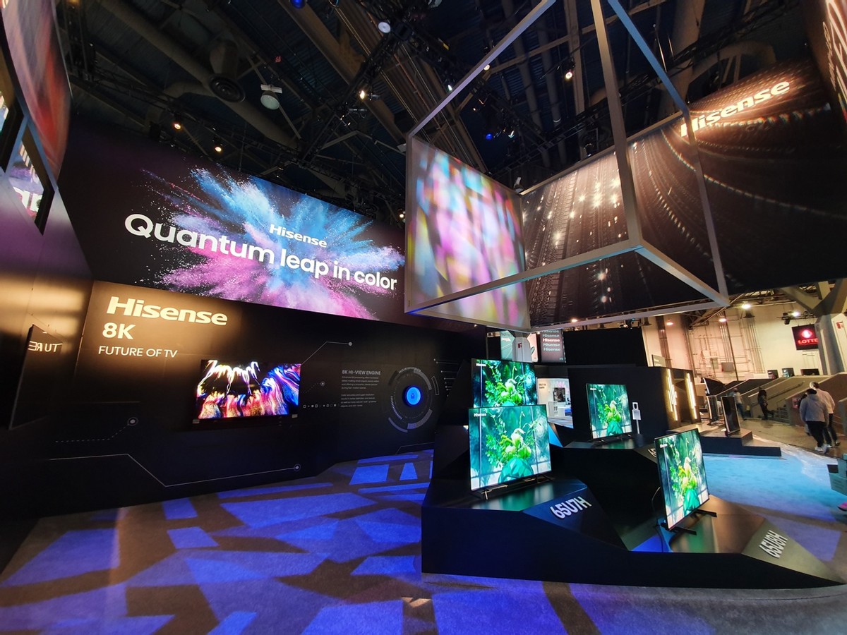 Hisense released the world's first 8K laser display solution at CES ...