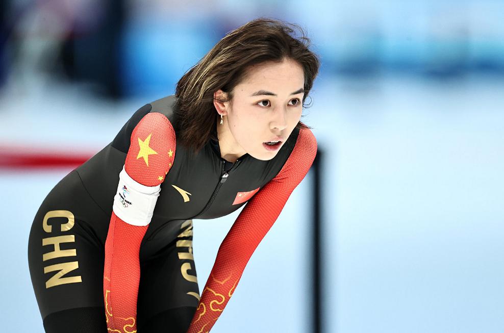 Women's Speed Skating 1500m Chinese Team Han Mei No. 11 Dutch Veteran ...