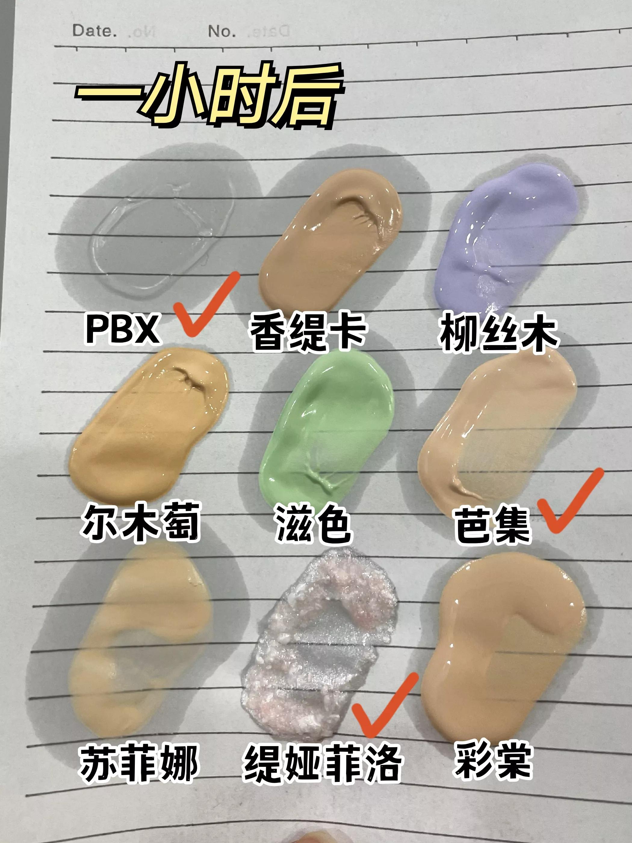 "One hour after the makeup primer, which is the strongest in life