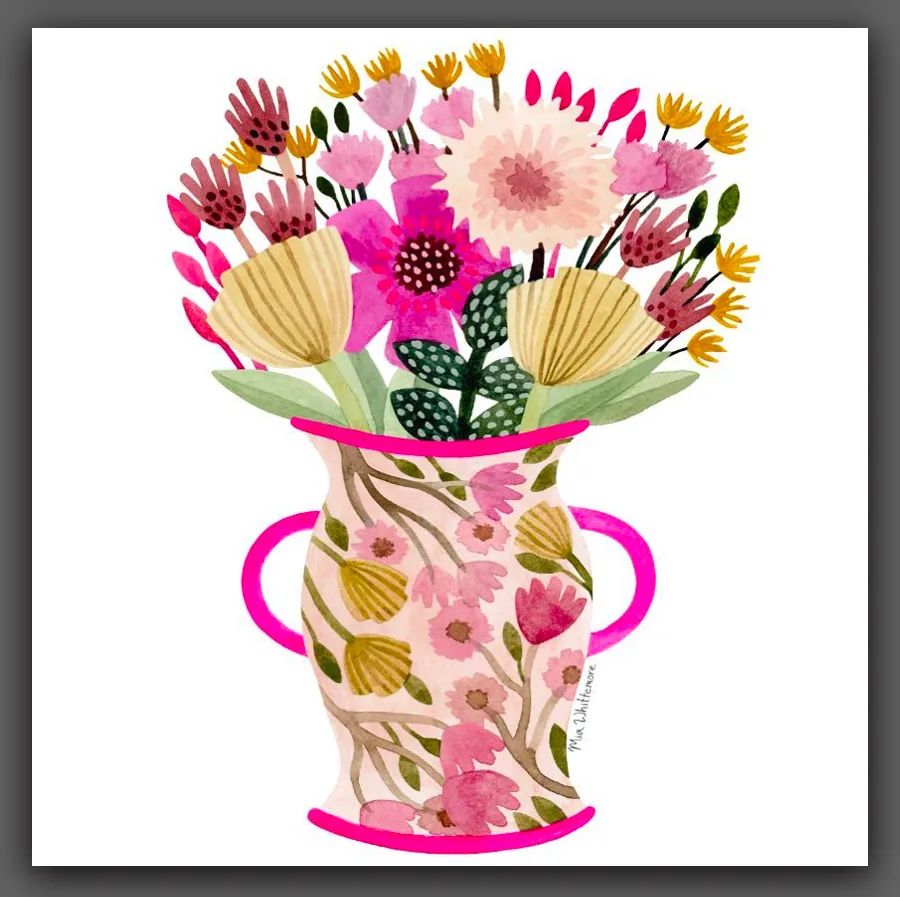 妙笔生花 例水彩花卉作品欣赏 资讯咖